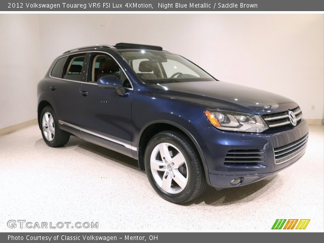 2012 Volkswagen Touareg VR6 FSI Lux 4XMotion in Night Blue Metallic