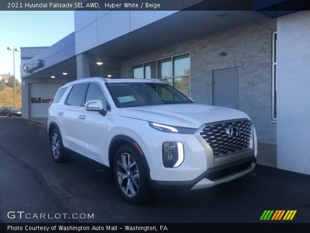 2021 Hyundai Palisade SEL AWD in Hyper White