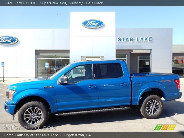 2020 Ford F150 XLT SuperCrew 4x4 in Velocity Blue