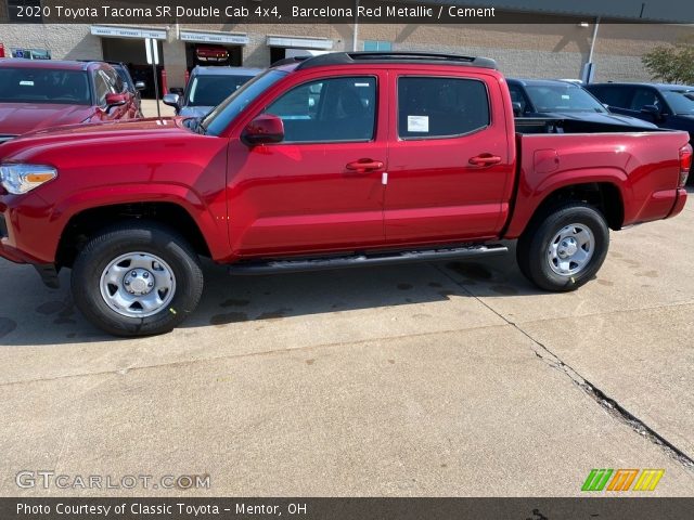 2020 Toyota Tacoma SR Double Cab 4x4 in Barcelona Red Metallic