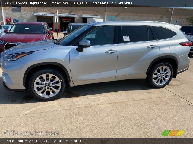 2020 Toyota Highlander Limited AWD in Celestial Silver Metallic