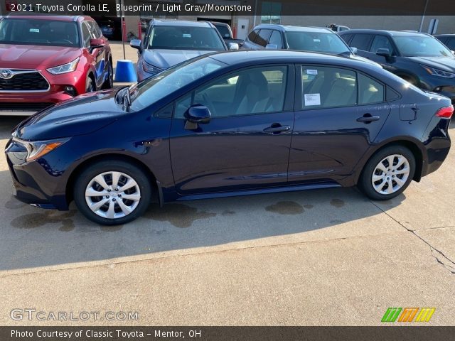 2021 Toyota Corolla LE in Blueprint