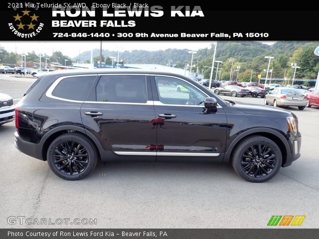 2021 Kia Telluride SX AWD in Ebony Black