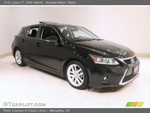 2015 Lexus CT 200h Hybrid in Obsidian Black