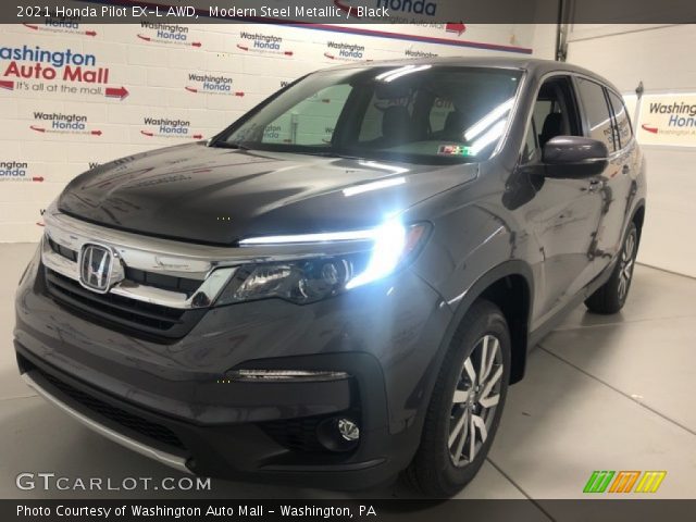 2021 Honda Pilot EX-L AWD in Modern Steel Metallic