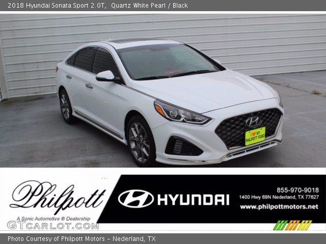 2018 Hyundai Sonata Sport 2.0T in Quartz White Pearl