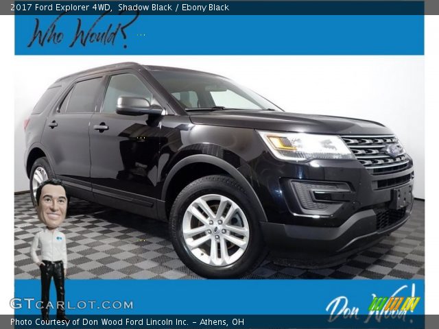 2017 Ford Explorer 4WD in Shadow Black