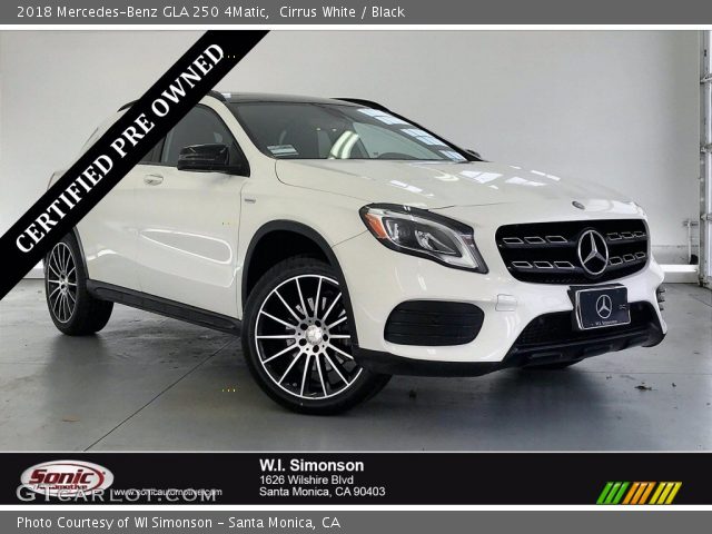 2018 Mercedes-Benz GLA 250 4Matic in Cirrus White