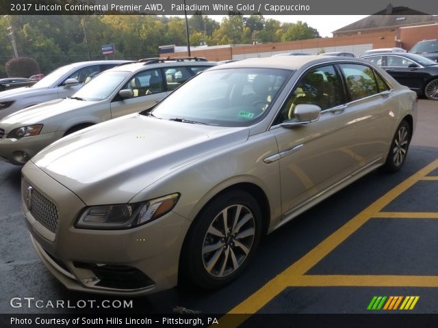 2017 Lincoln Continental Premier AWD in Palladium White Gold