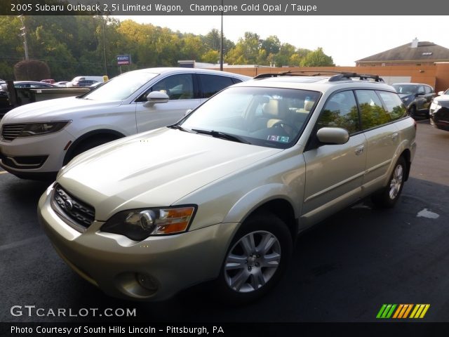 2005 Subaru Outback 2.5i Limited Wagon in Champagne Gold Opal