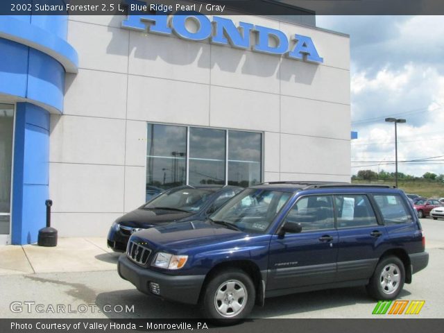 2002 Subaru Forester 2.5 L in Blue Ridge Pearl