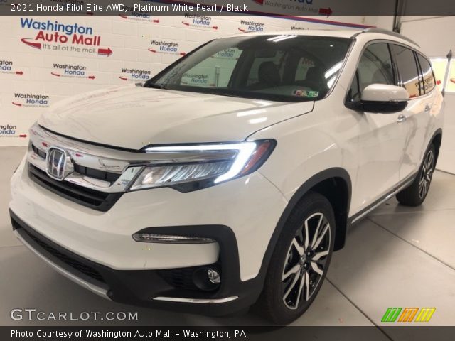 2021 Honda Pilot Elite AWD in Platinum White Pearl