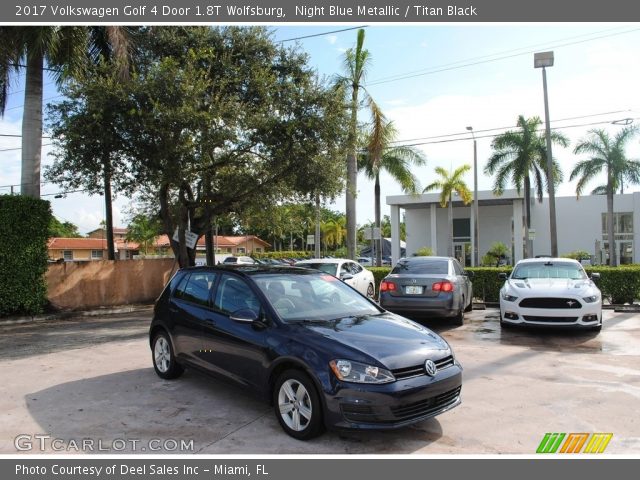 2017 Volkswagen Golf 4 Door 1.8T Wolfsburg in Night Blue Metallic