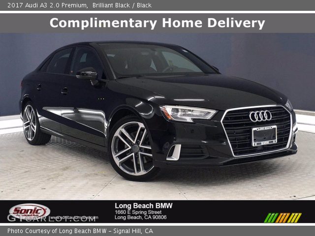 2017 Audi A3 2.0 Premium in Brilliant Black