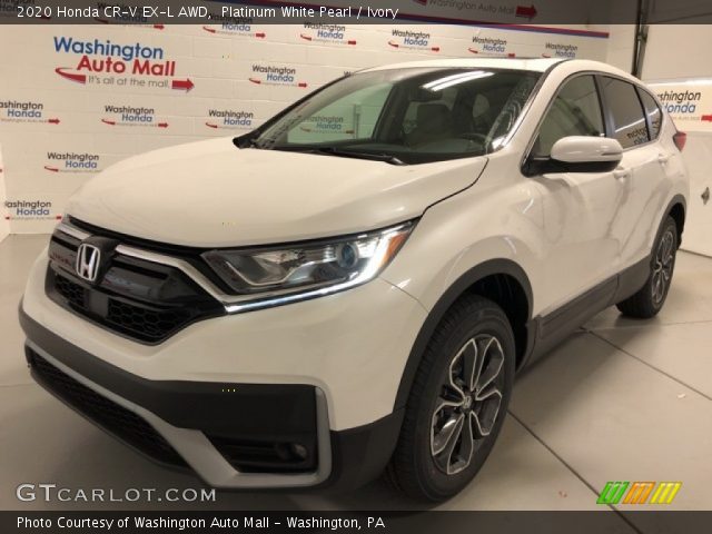 2020 Honda CR-V EX-L AWD in Platinum White Pearl