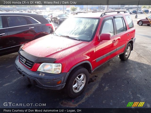 2000 Honda CR-V EX 4WD in Milano Red