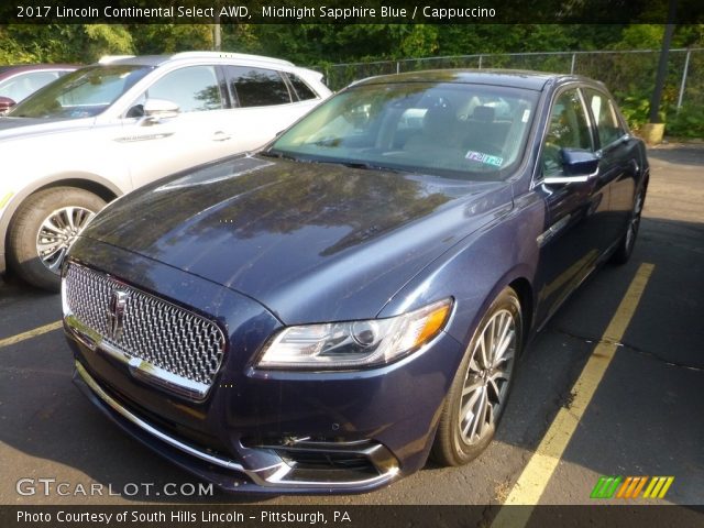 2017 Lincoln Continental Select AWD in Midnight Sapphire Blue