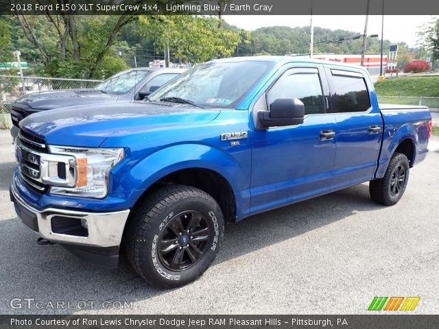 2018 Ford F150 XLT SuperCrew 4x4 in Lightning Blue