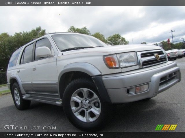 2000 Toyota 4Runner Limited in Natural White