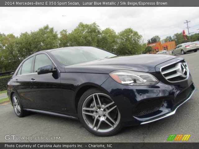 2014 Mercedes-Benz E 350 Sport Sedan in Lunar Blue Metallic