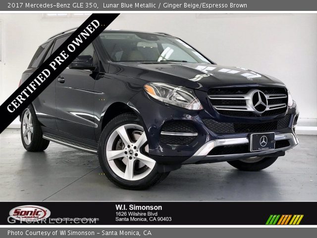 2017 Mercedes-Benz GLE 350 in Lunar Blue Metallic