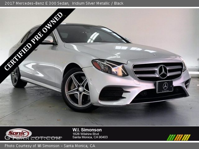 2017 Mercedes-Benz E 300 Sedan in Iridium Silver Metallic