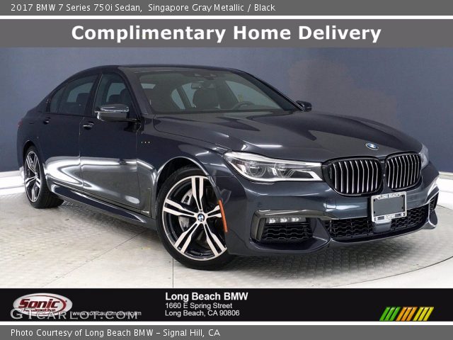 2017 BMW 7 Series 750i Sedan in Singapore Gray Metallic