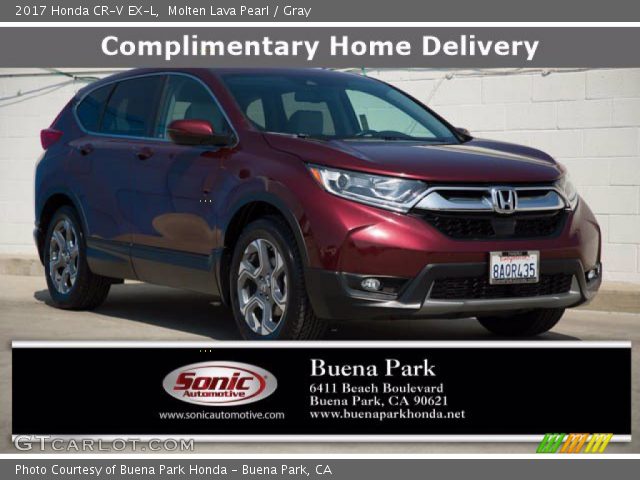 2017 Honda CR-V EX-L in Molten Lava Pearl