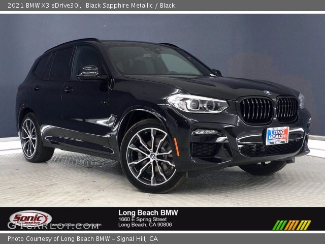 2021 BMW X3 sDrive30i in Black Sapphire Metallic