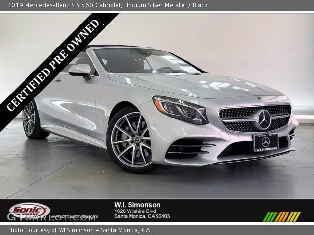 2019 Mercedes-Benz S S 560 Cabriolet in Iridium Silver Metallic