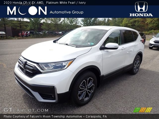 2020 Honda CR-V EX AWD in Platinum White Pearl