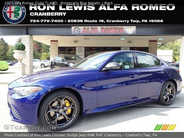 2020 Alfa Romeo Giulia TI AWD in Montecarlo Blue Metallic