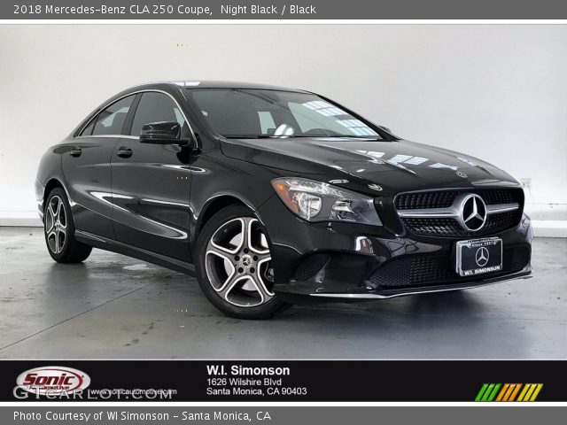 2018 Mercedes-Benz CLA 250 Coupe in Night Black