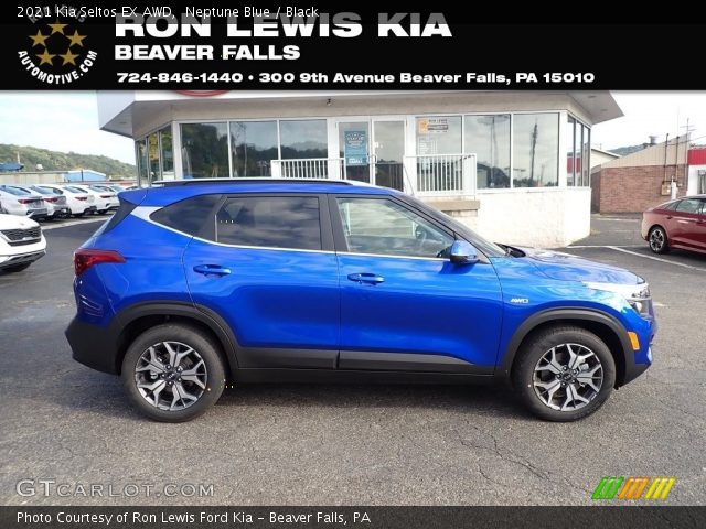 2021 Kia Seltos EX AWD in Neptune Blue