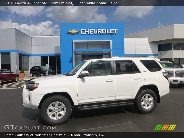 2016 Toyota 4Runner SR5 Premium 4x4 in Super White