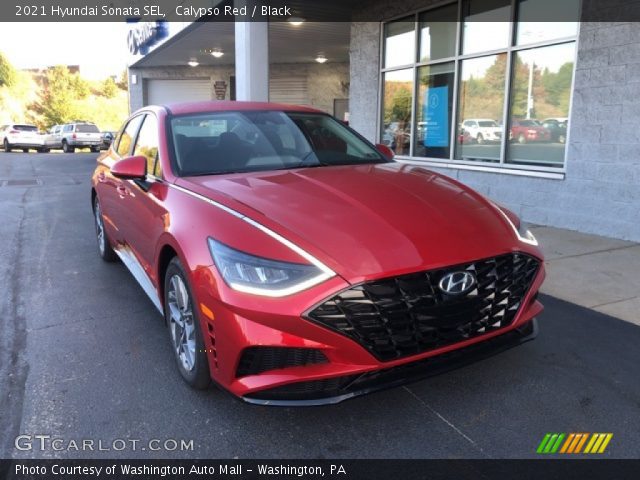 2021 Hyundai Sonata SEL in Calypso Red