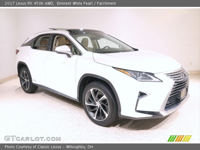 2017 Lexus RX 450h AWD in Eminent White Pearl