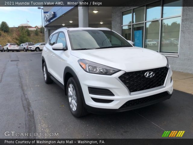 2021 Hyundai Tucson Value AWD in Winter White