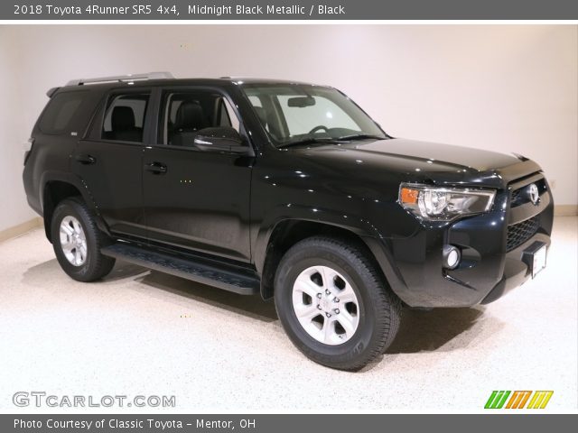 2018 Toyota 4Runner SR5 4x4 in Midnight Black Metallic