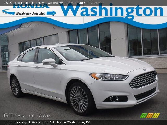 2015 Ford Fusion Titanium in Oxford White