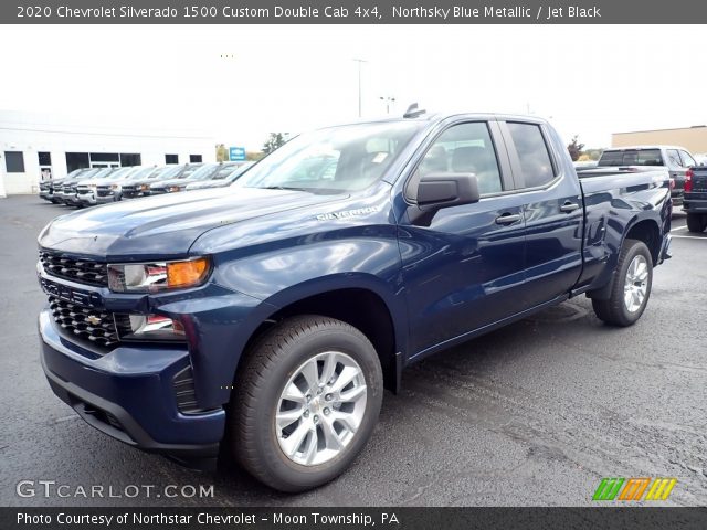 2020 Chevrolet Silverado 1500 Custom Double Cab 4x4 in Northsky Blue Metallic