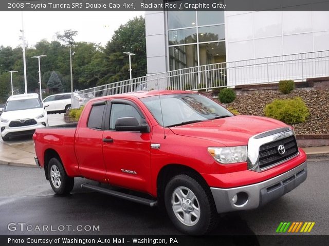 2008 Toyota Tundra SR5 Double Cab 4x4 in Radiant Red