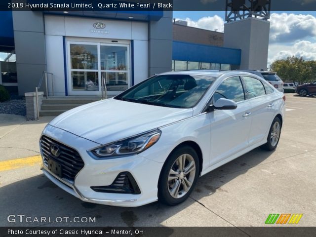 2018 Hyundai Sonata Limited in Quartz White Pearl