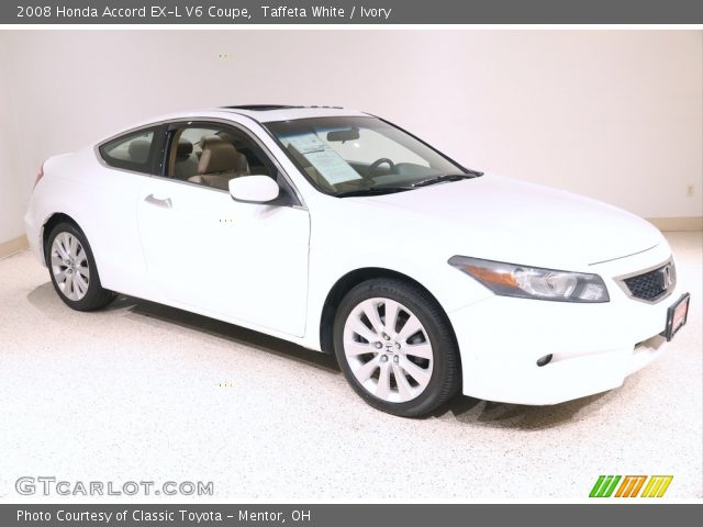 2008 Honda Accord EX-L V6 Coupe in Taffeta White