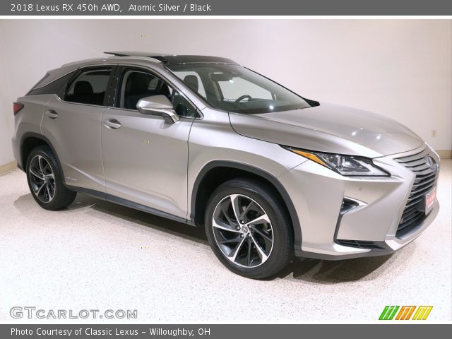 2018 Lexus RX 450h AWD in Atomic Silver