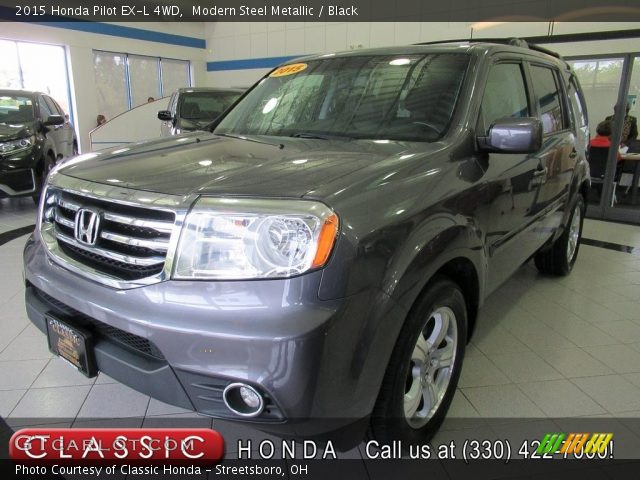 2015 Honda Pilot EX-L 4WD in Modern Steel Metallic