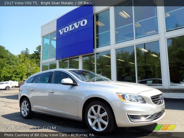 2017 Volvo V60 T5 in Bright Silver Metallic