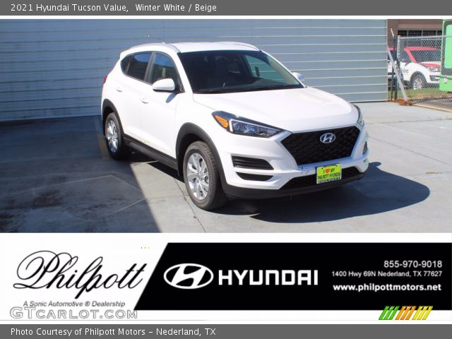 2021 Hyundai Tucson Value in Winter White