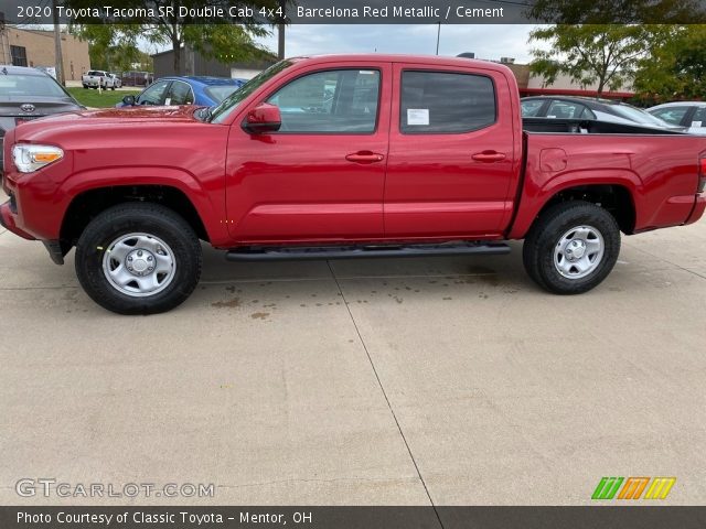 2020 Toyota Tacoma SR Double Cab 4x4 in Barcelona Red Metallic