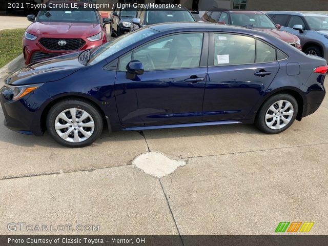 2021 Toyota Corolla LE in Blueprint